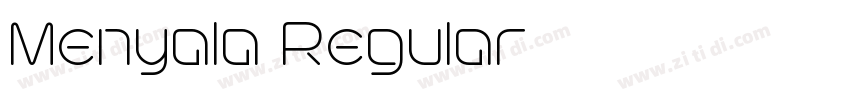 Menyala Regular字体转换 Menyala Regular字体转换